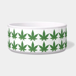 Écuelle Feuille de mauvaises herbes personnalisée