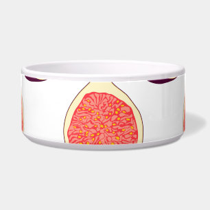 Écuelle Fig mauve : motif coloré