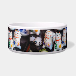 Écuelle Figurines de chat qui appelle