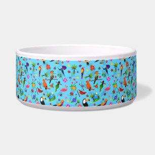 Écuelle Flamant rose Toucan Et Arara Motif Oiseaux Sans Me