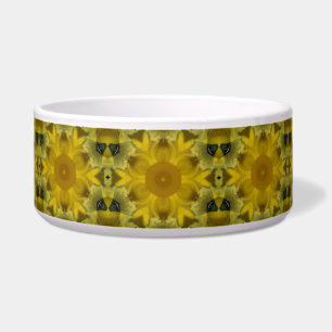 Écuelle Fleur soleil éclate dorée