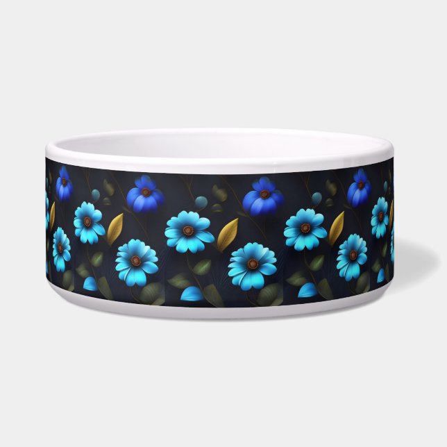 Écuelle Fleurs bleues (Devant)