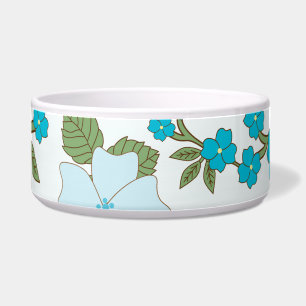 Écuelle Fleurs Bleues, Motif Floral, Motif De Fleurs
