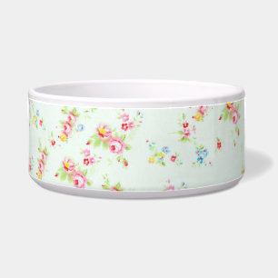 Écuelle Fleurs chics de roses de rose minable floral