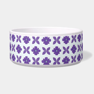 Écuelle Fleurs violettes avec Arrière - plan clair