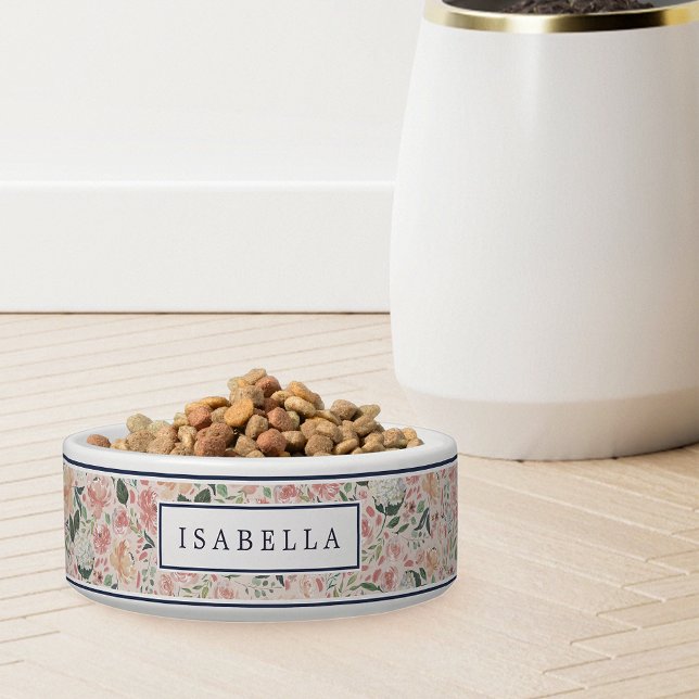 Écuelle Floral du milieu de l'été | Animal de compagnie pe (Créateur téléchargé)