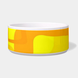 Écuelle Flux de soleil vibrant – Formes d'art abstrait mod