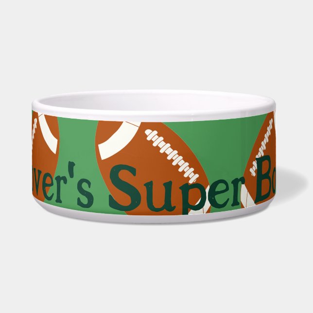 Écuelle Football PERSONNALISER Pet (Devant)