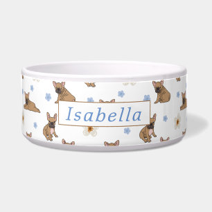Écuelle French Bulldog Personnalisé Dog Water Bowl