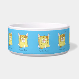 Écuelle Frenchie Toast French Bulldog Food Bowl