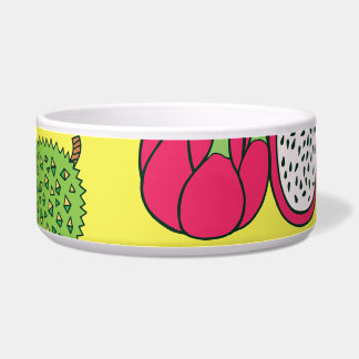 Écuelle Fruits exotiques tropicaux Motif à main
