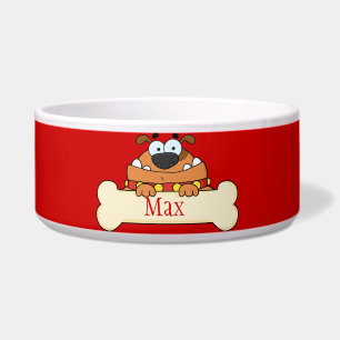 Écuelle Funny Cartoon Dog Personnalisé Pet Bowl