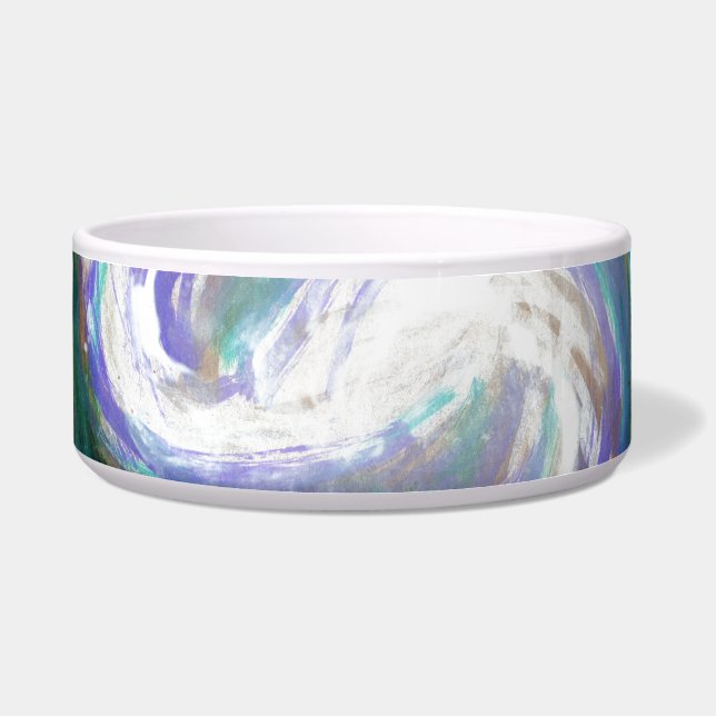 Écuelle Galaxie d'émeraude et de violet (Devant)