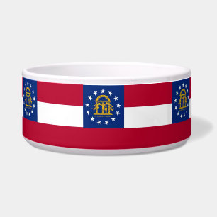 Écuelle Georgia State Flag Pet Bowl