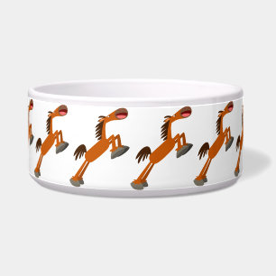Écuelle Giddyup, Horsey ! Cartoon Horse Pet Bowl