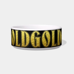 Écuelle Gold Pet Bowl