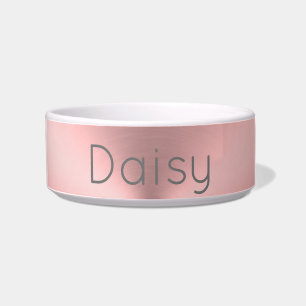 Écuelle Gradient d'apparence métallique brossée rose mod