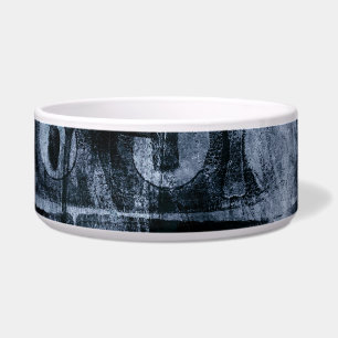 Écuelle Graffiti peint Grunge Dark Navy et Denim Blue