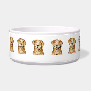 Écuelle Grand bol de chiens de Paul McGehee "Golden Retrie