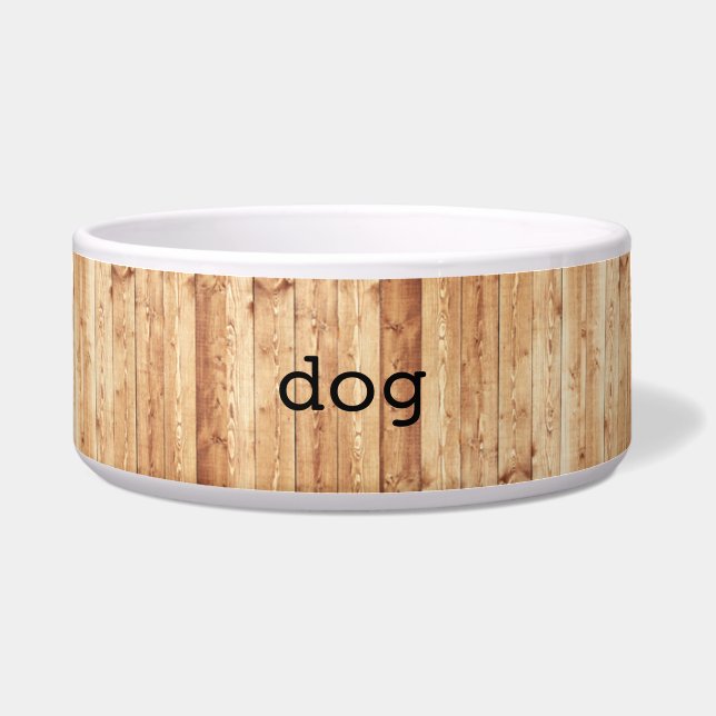 Écuelle Grande cuvette en céramique de chien de "chien" - (Devant)