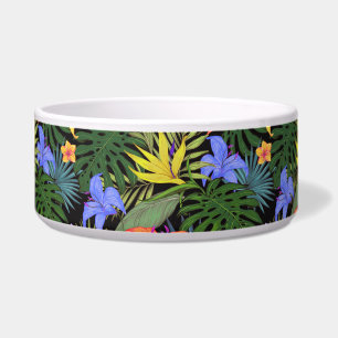 Écuelle Graphique de fleur d'Aloha de Hawaii tropical