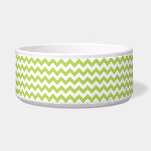 Écuelle Green Zigzag, Green Chevron, Motif géométrique