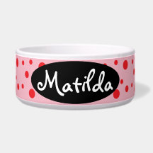 HAMbyWhiteGlove - Nourriture de chien Bowl - Pois