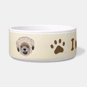 Écuelle Happy Shih Tzu Amoureux des chiens I Woof You Paws