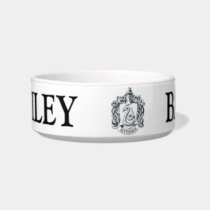 Écuelle Harry Potter   Slytherin Crest - noir et blanc