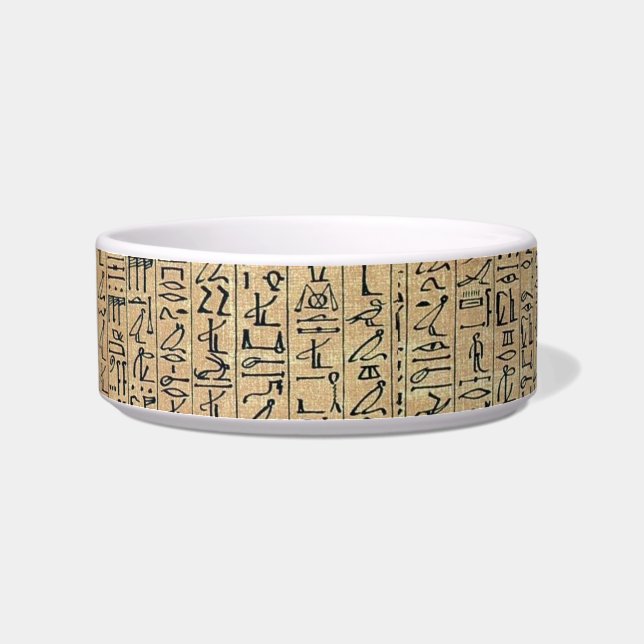 Écuelle Hiéroglyphes Pet Bowl (Gauche)