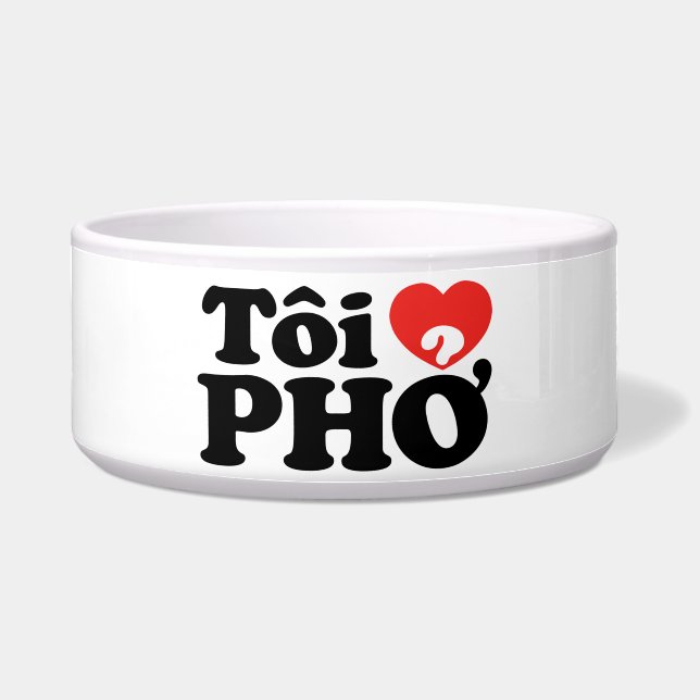 Écuelle I Heart (Love) Pho (Tôi PHỞ) (Devant)
