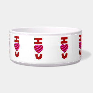 Écuelle I Love You Ceramic Pet Bowl