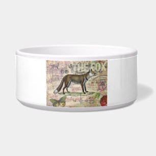Écuelle Illustration de Fox Wildlife Vintage Animal