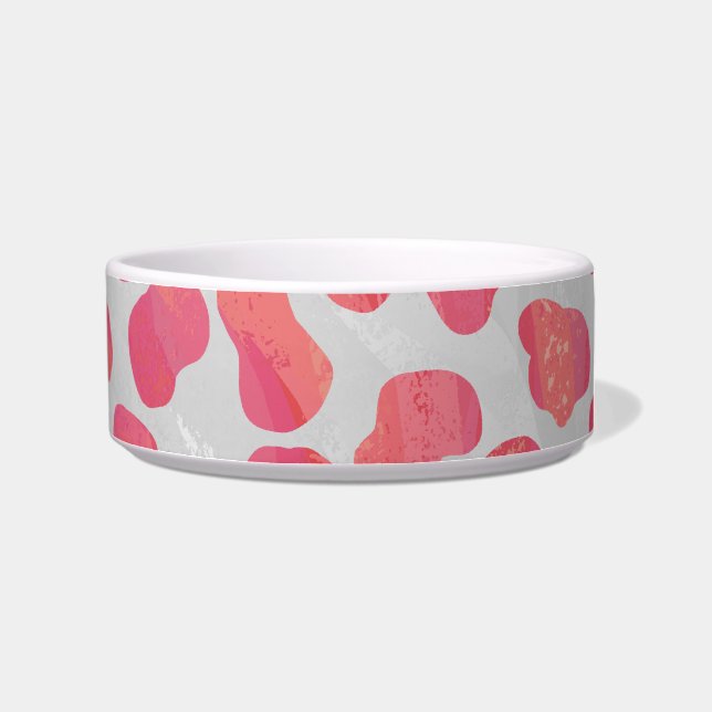 Écuelle Impression dalmate rose et blanc (Droite)