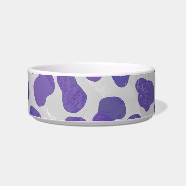 Écuelle Impression dalmate violet et blanche (Droite)