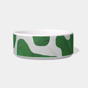 Écuelle Impression verte et blanche de vache