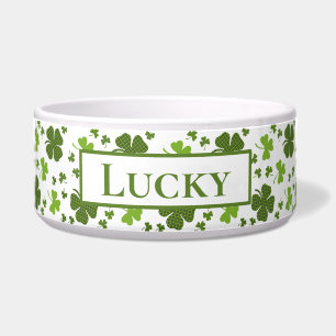 Écuelle Irish Personnalisé Grand Chien Bowl   Lucky