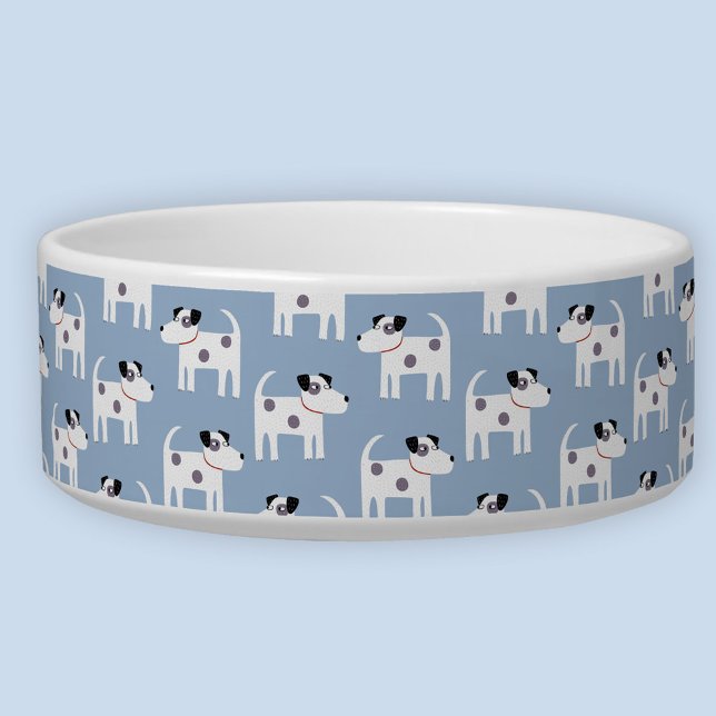Écuelle Jack Russell Terrier Dog (Jack Russell Parson Terrier dog pattern pet bowl)
