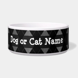 Écuelle Jacquard gris noir et charbon de bois