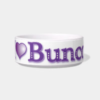 J'aime le plat de sucrerie de Bunco