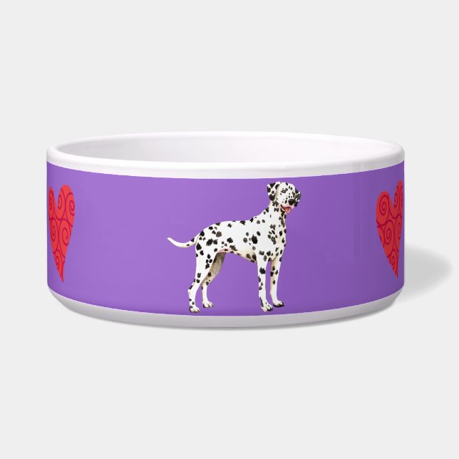 Écuelle J'aime ma dalmate (Droite)
