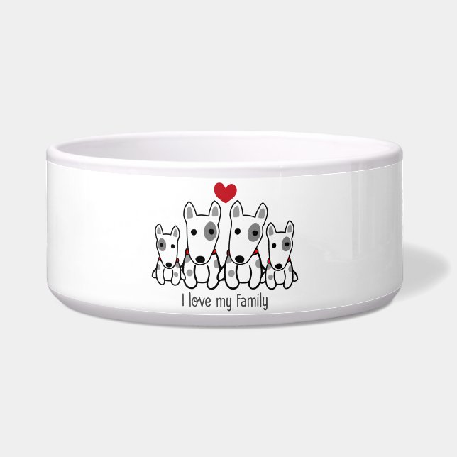 Écuelle J'aime ma famille (Devant)