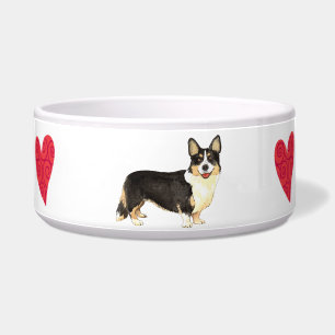 Écuelle J'aime mon corgi de Gallois de cardigan