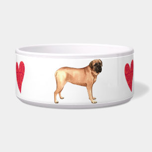 Écuelle J'aime mon mastiff