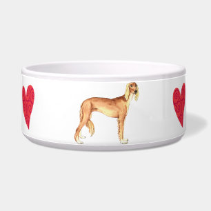 Écuelle J'aime mon Saluki