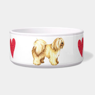 Écuelle J'aime mon Terrier tibétain