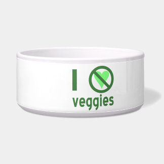 Écuelle Je déteste les légumes, pas d'amour