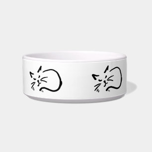 Écuelle Joli chat endormi