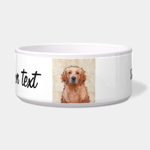 Écuelle Joli chien rouge Golden Retriever