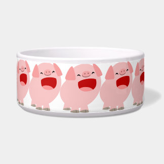 Écuelle Joli Dessin Chantant Cochon Pet Bowl